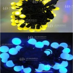 10 MT TOP SÜS EKLEMELİ SİYAH KABLO 100 LED 10 MT TOP SÜS EKLEMELİ SİYAH KABLO 100 LED