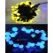10 MT TOP SÜS EKLEMELİ SİYAH KABLO 100 LED